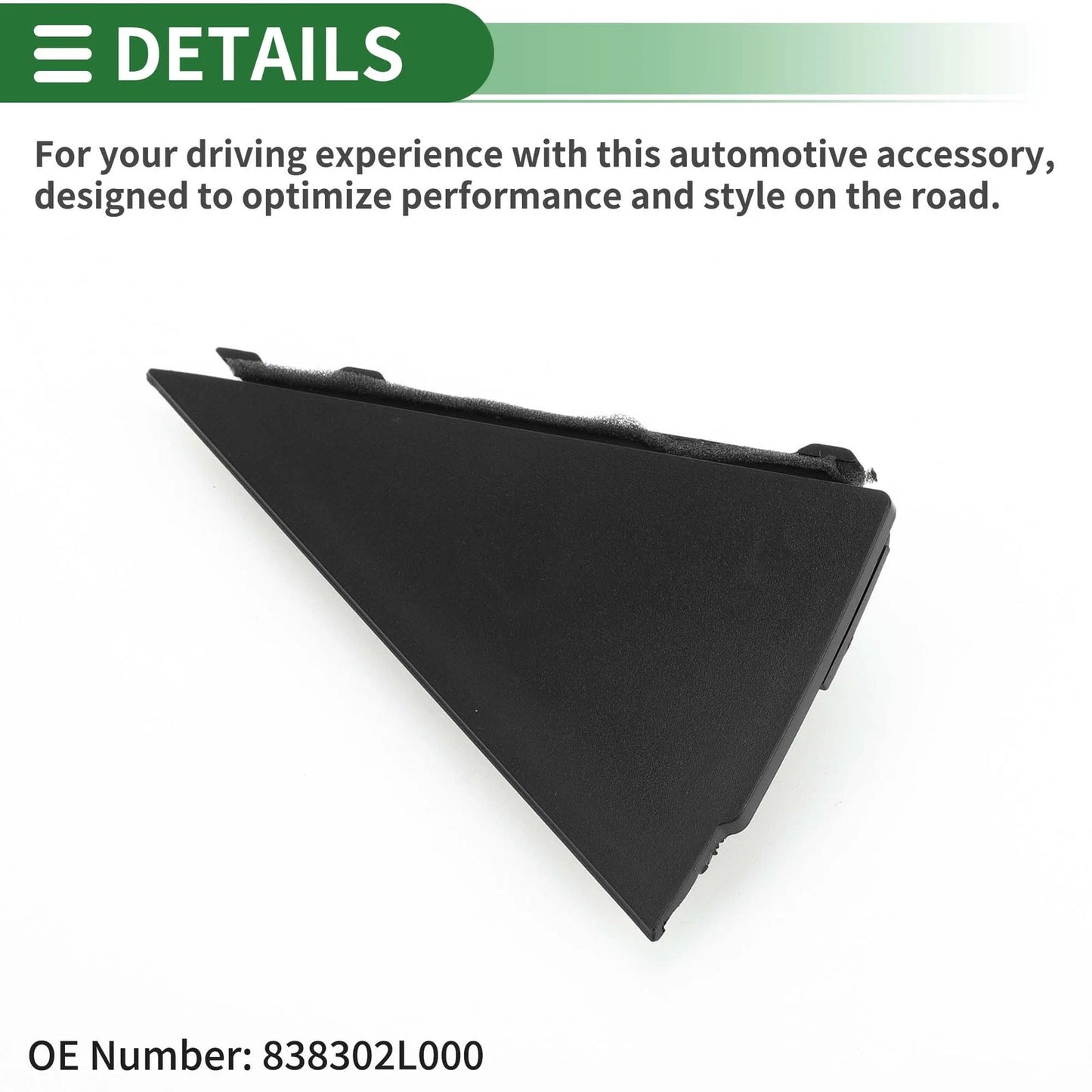 Front Left Pillar Triangle Trim for Hyundai i30 (2008)