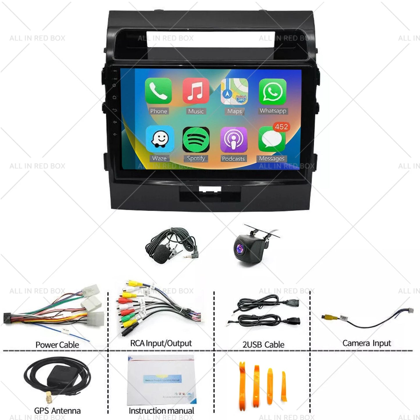 In-Dash GPS Unit for Toyota Land Cruiser 200 Series (2007-2015)
