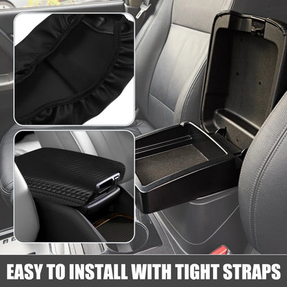 Center Console Pad Armrest Seat Box Cover Black for Hyundai Elantra (2021-2023)