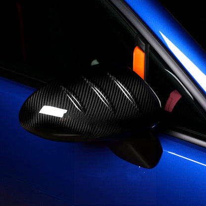Gloss Carbon Fiber Rearview Mirror Covers for Subaru BRZ, Toyota GR86 (2022-2024)