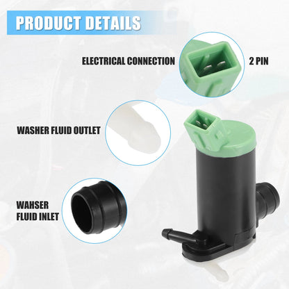 Windshield Washer Pump for Peugeot 106 (1991-2001)