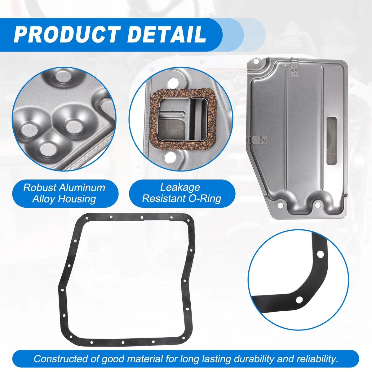 Transmission Fluid Filter Oil Pan for Toyota A140E/A140L