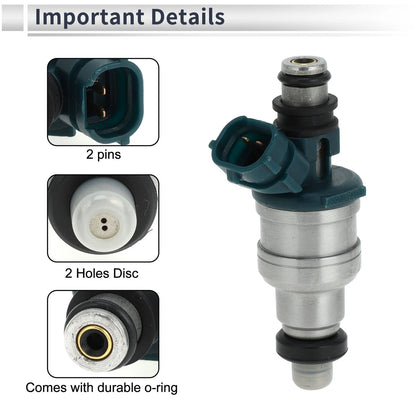 Fuel Injector 1 Pc Dark Blue for Toyota Camry (1988–1991)