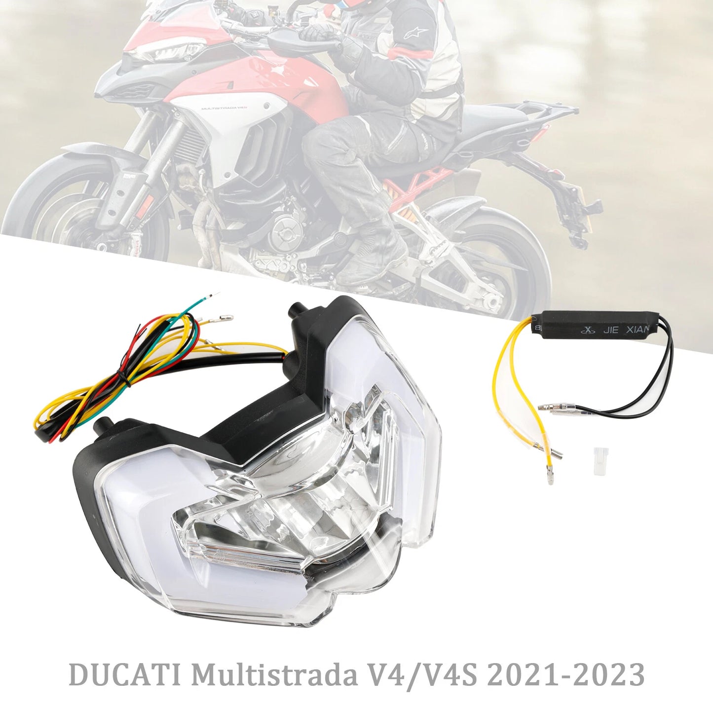 Tail Light Turn Signal for Ducati Multistrada V4S V4 (2021-2023) Clear