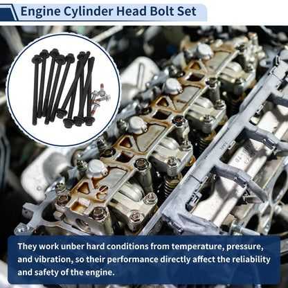 Engine Cylinder Head Bolt Set 4.7L V8 for Dodge Dakota (2000-2010)