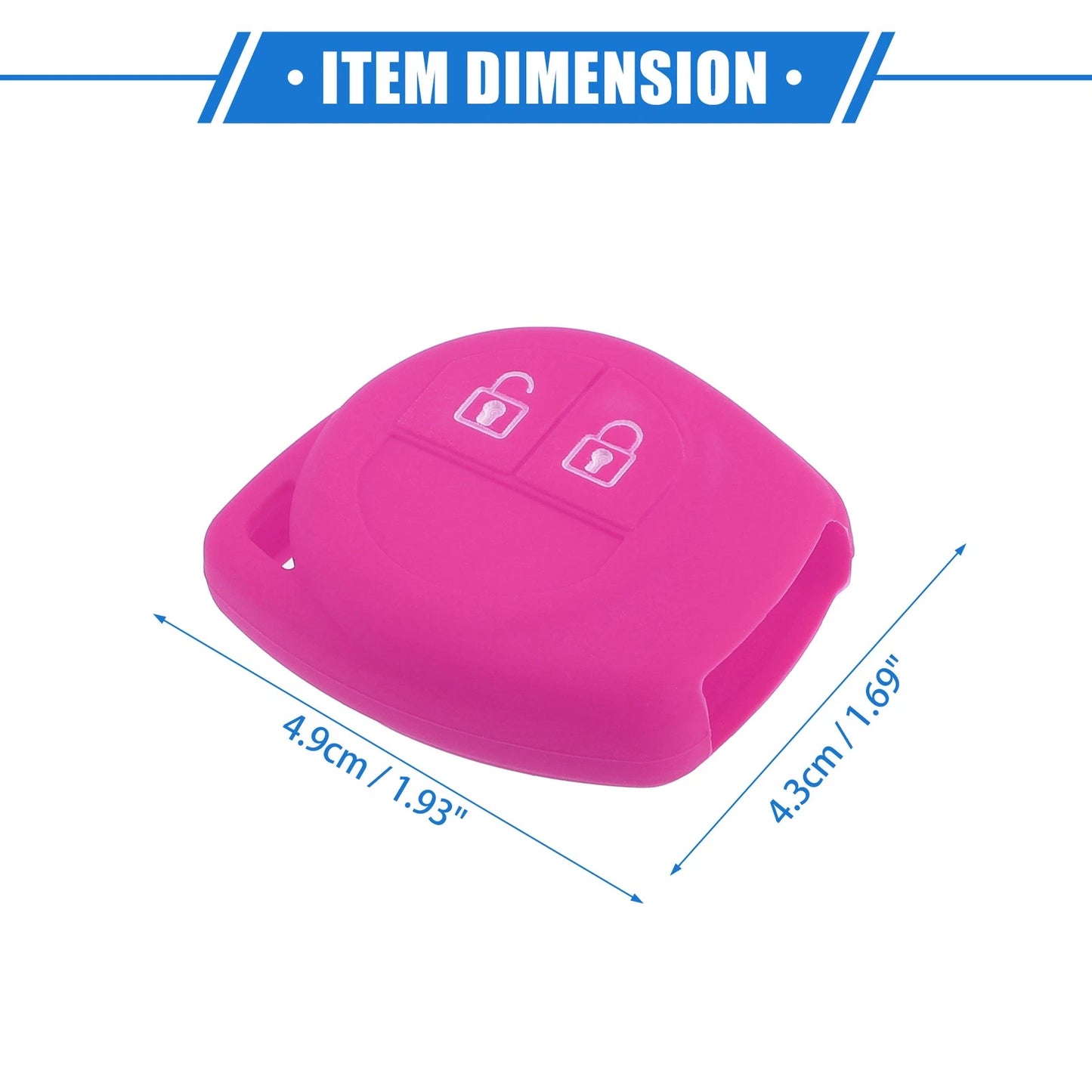 Car Remote Key Fob Case Protectors for Suzuki 2 Button