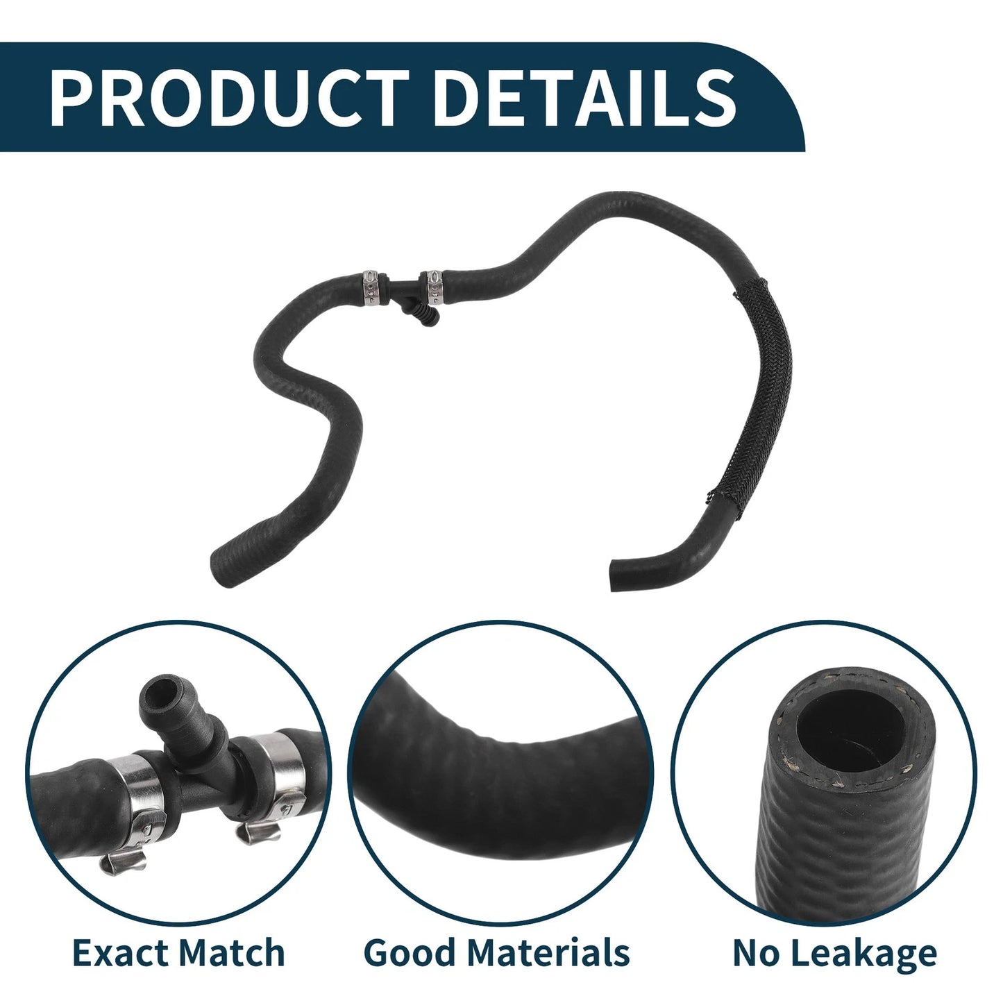 Radiator Hose for BMW 760Li 6.0L (2007-2015) - Plastic Coolant Pipe