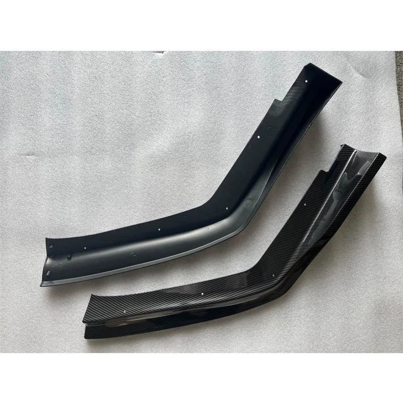 Carbon Fiber Style Front Bumper Lower Lip V-Style fit for Subaru WRX 2015-2021