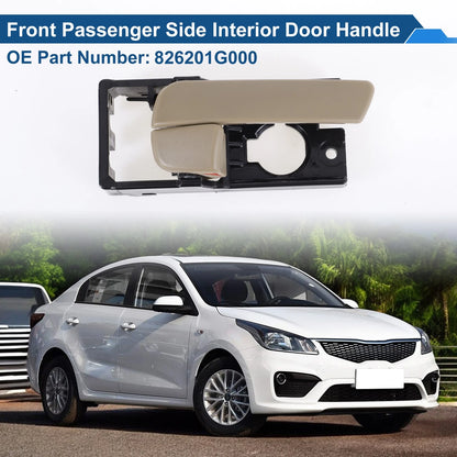 Front Driver Side Door Handle for Kia Rio (2012-2017) Beige Black
