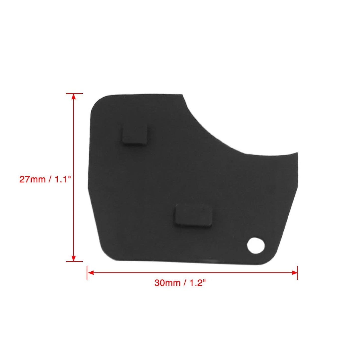 Smart Remote Key Case Shell Fob Rubber Replacement for Toyota