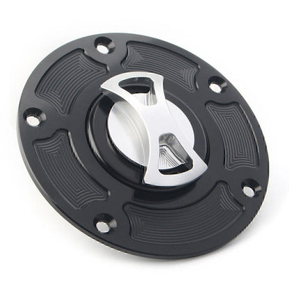 Silver Fuel Gas Tank Cap Cover for Ducati Panigale 899 959 1199 1299