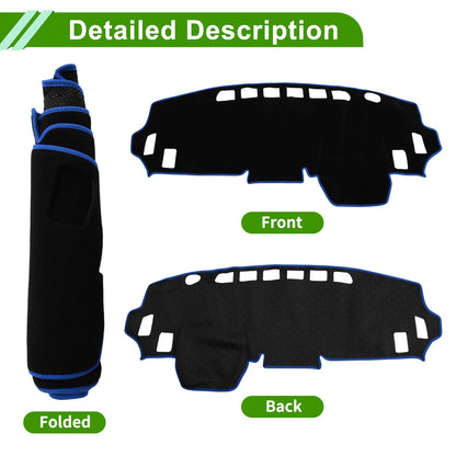 Dashboard Cover Black Blue for Mitsubishi Delica B34A B35A B37A