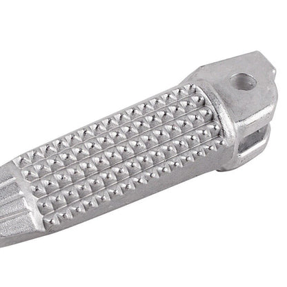 Front Silver Footrests Pegs for BMW K1300S K1300R F800R (2005-2013)