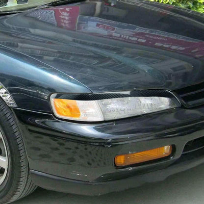 Headlight Eyelid Trim for Honda Accord (1994-1997) Carbon Fiber