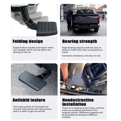 Rear Bumper Side Bed Step for Toyota Tundra (2022-2023)