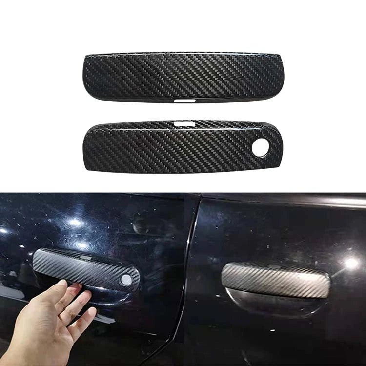 Carbon Fiber Exterior Door Handle Cover Trim for Dodge Charger/Challenger 10-22