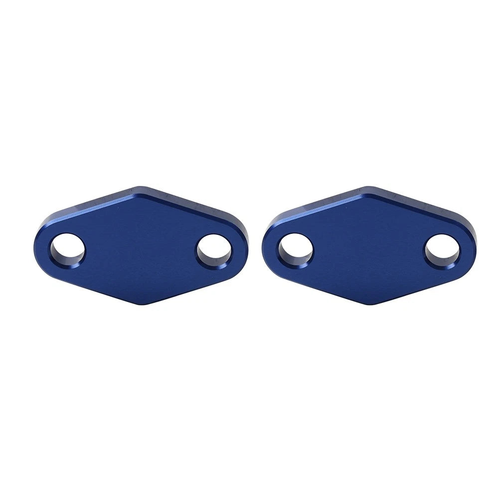 Blue Oil Cooler Block Off Plate w/ Gasket for Suzuki Hayabusa GSX1300R (1999-2020)