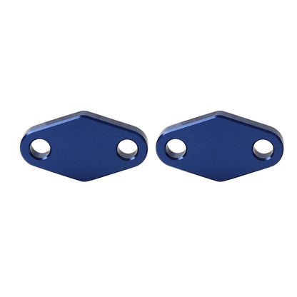 Blue Oil Cooler Block Off Plate w/ Gasket for Suzuki Hayabusa GSX1300R (1999-2020)