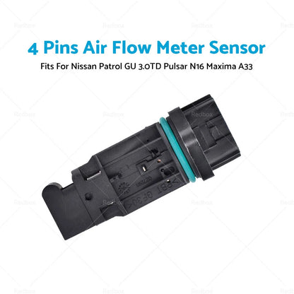 Mass Air Flow Sensor for Nissan Patrol GU, Pulsar N16, Maxima A33 (2000-2007)