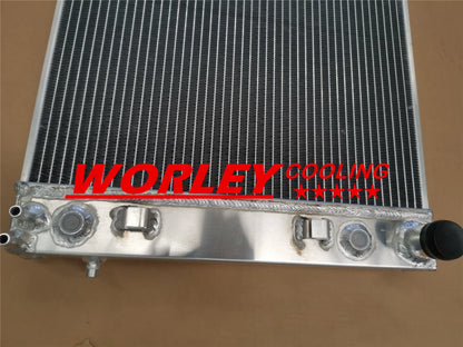 26mm Aluminum Radiator & Blue Hoses for Holden Commodore VY (2002-2004)