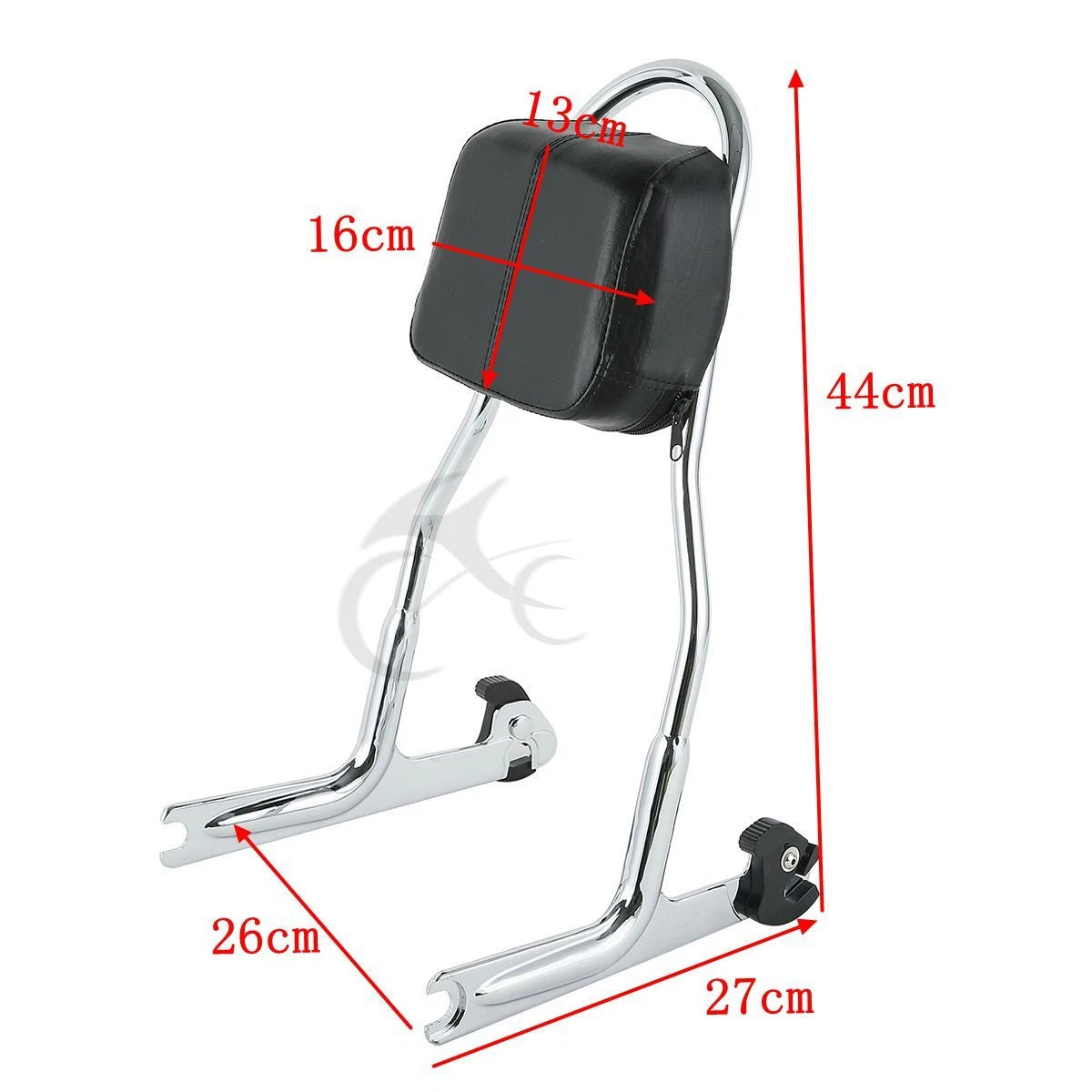 Detachable Passenger Backrest Sissy Bar for Harley Softail Fatboy