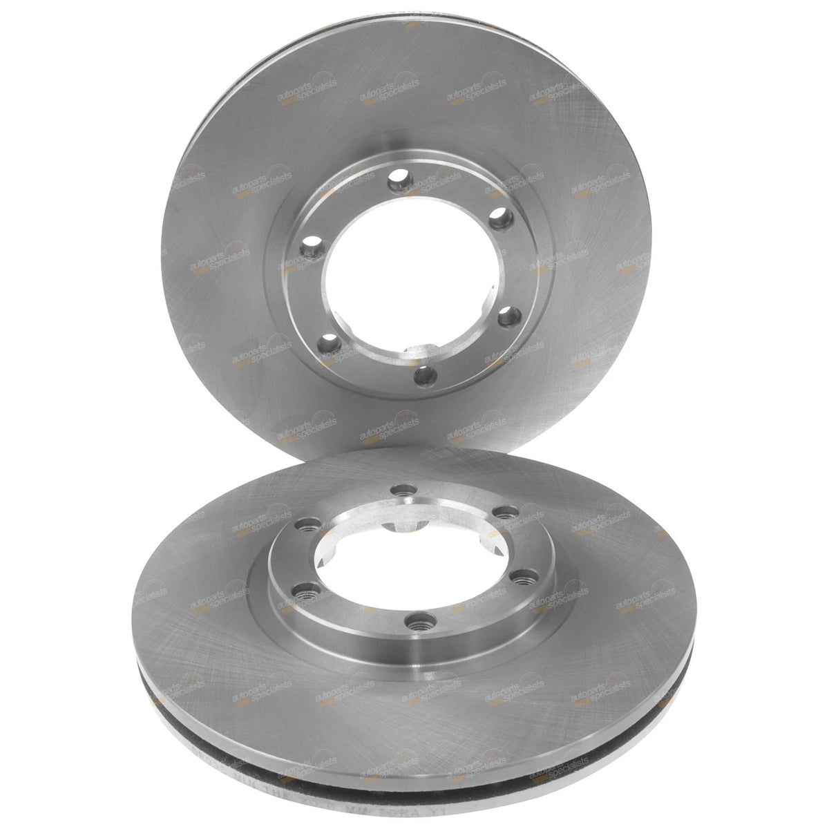 Front Disc Rotors + 4WD Brake Pads for Isuzu MU UCS17/55 (1989 - 1995)