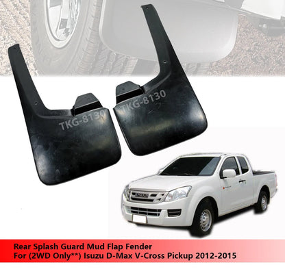Rear Splash Guards for Isuzu D-Max (2WD) (2012-2015)