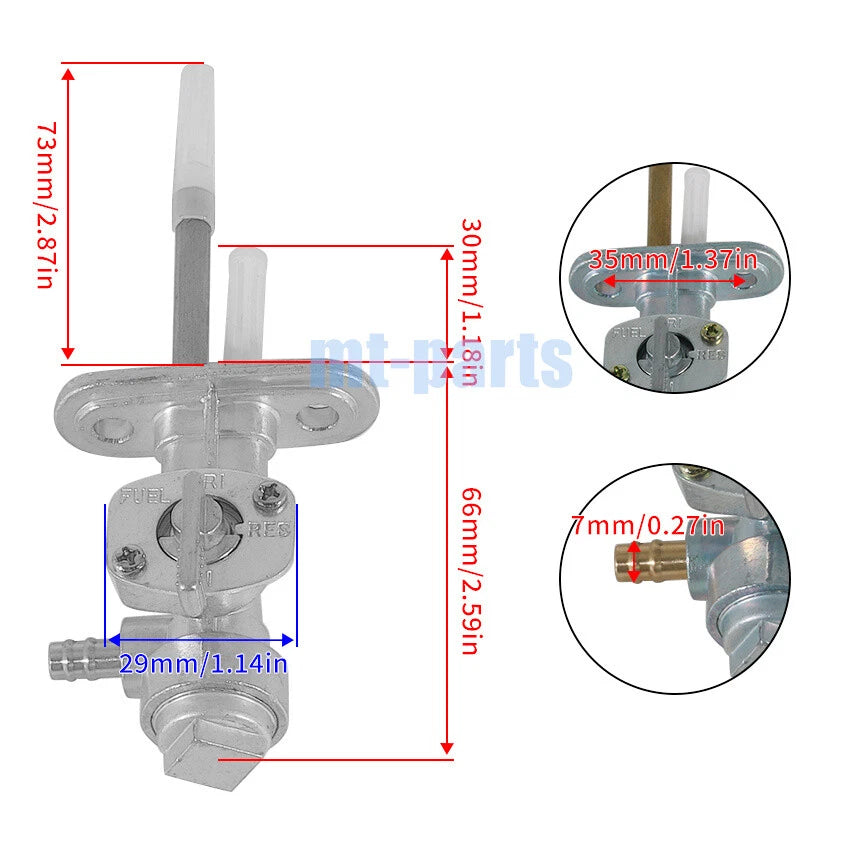 Fuel Tank Switch Valve Petcock for Explorer Stinger 250, Titan 300 (2000-2005)