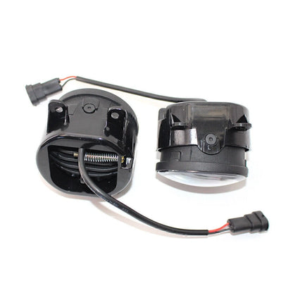Dual Color White/Yellow LED Fog Lights for Honda Nissan Subaru Ford