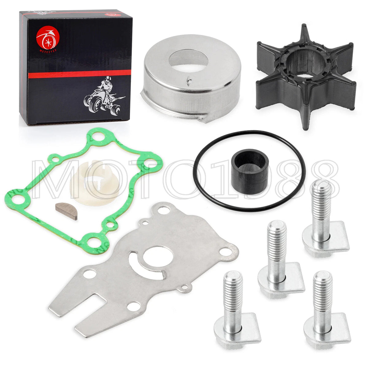 Water Pump Impeller Kit for Yamaha 40/50/60 HP Outboard (1997–2003)