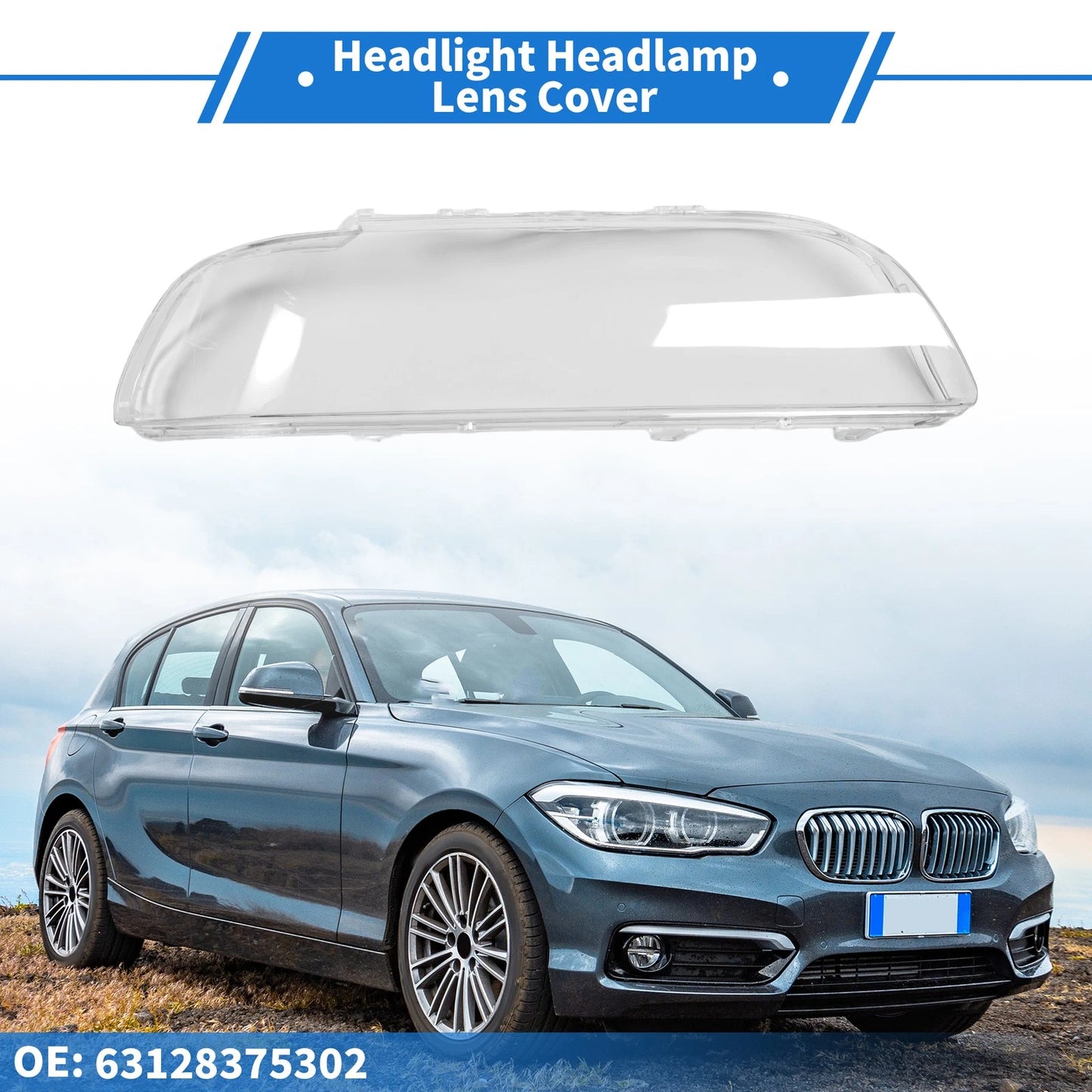 Headlight Lens Cover for BMW 5 Series E39 (1995-2003)