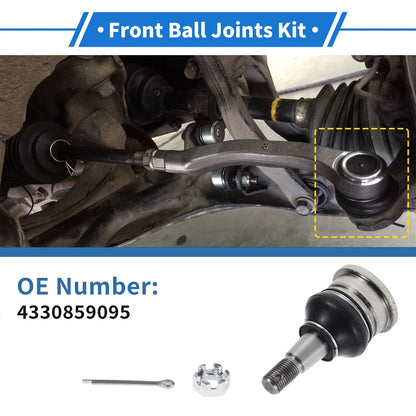 2 x Front Lower Ball Joints for Toyota Yaris (1999–2005)