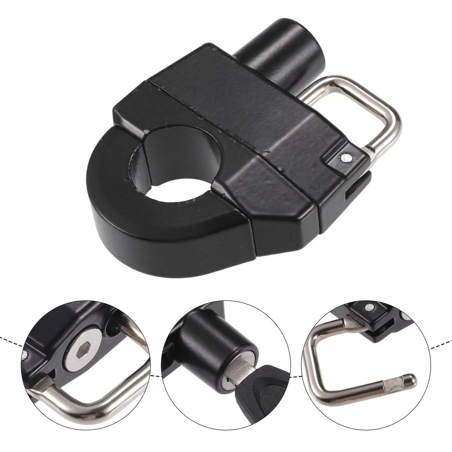 Helmet Bike Lock Cable for Universal Mini Motorcycle Anti-Theft