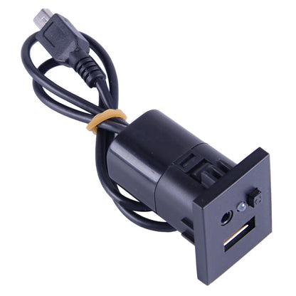 USB Jack 3.5mm Adapter Cable Connector for Car - Installation Socket Extension