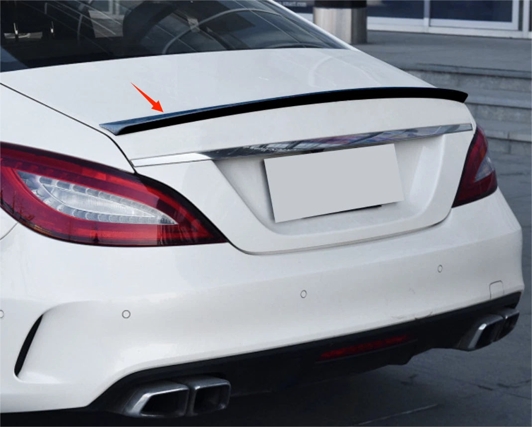 Rear Trunk Spoiler Wing for Mercedes-Benz CLS Class W218 (2012-2017) Glossy Black