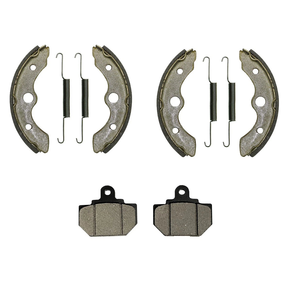 Front Brake Shoes & Rear Pads for Honda Odyssey 350 FL350R & Pilot 400 FL400R