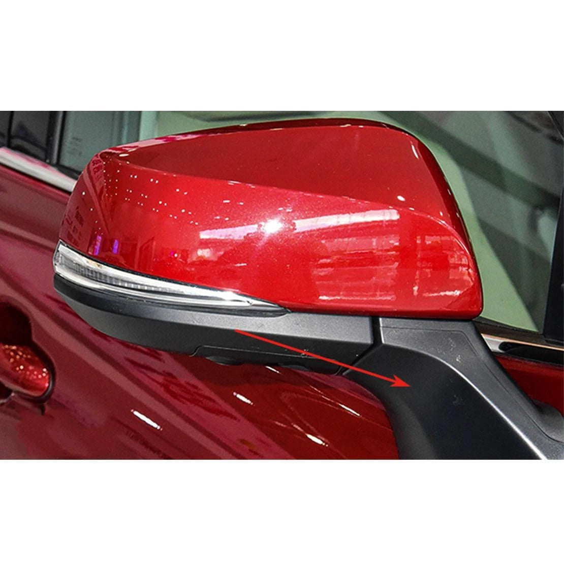Right Rearview Mirror Triangle Base Cover for Toyota Highlander (2020-2022)