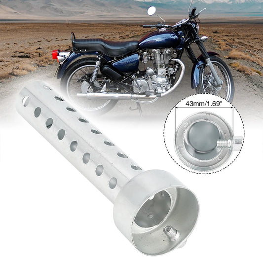 1 x 45mm Universal Motorcycle Removable Exhaust Can Muffler Insert Baffle Pipe