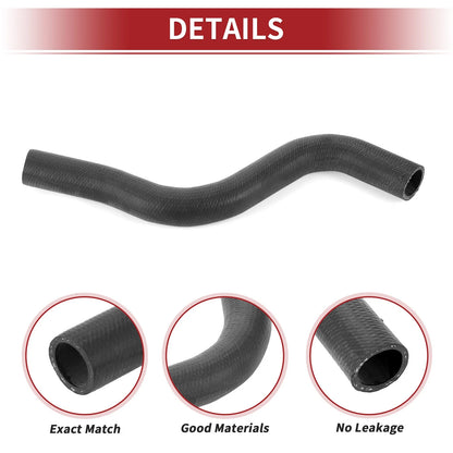 Radiator Hose for Honda Accord (2013-2017) Rubber Black 1 Pcs