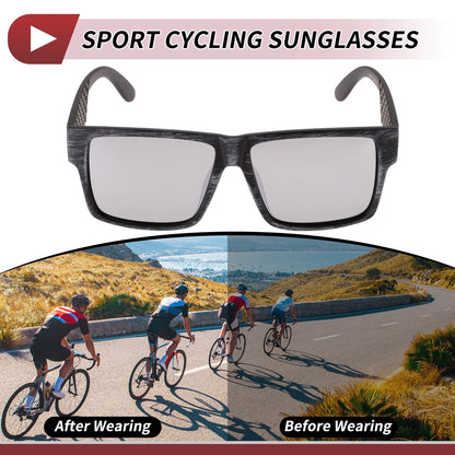 1 Pc Motorcycle Riding Goggles Silver Tone Lens Gray Frame Tri-acetal for MC