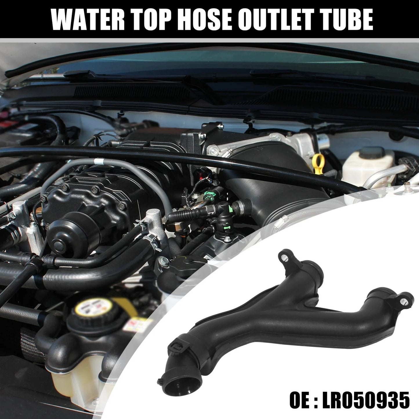 Water Hose Pipe Outlet Tube LR050935 for Land Rover LR4 (2010-2016)