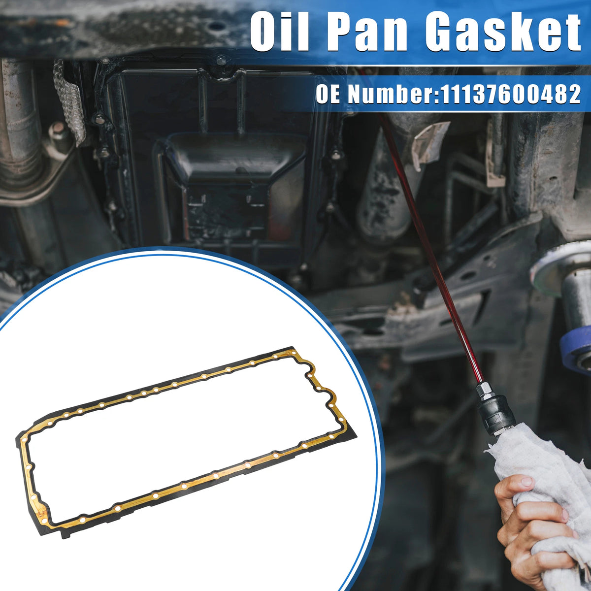 Oil Pan Gasket for BMW 135is 3.0L Turbo 2012-2013