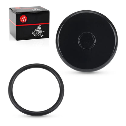 Black Crankcase Cover Plug w/ O-Ring for Suzuki Hayabusa GSX1300R (1999–2024)