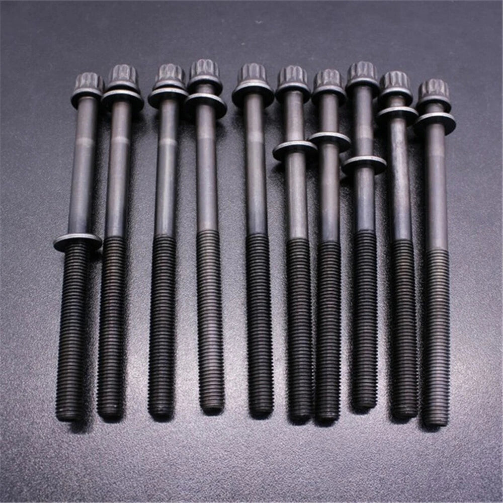 10Pcs Cylinder Head Bolt Set for Honda ES 71333 (2000-2005)