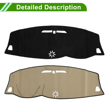 Dashboard Cover Mat for Volvo S60/V60/XC60 (2018-2022) Sun Protector Black