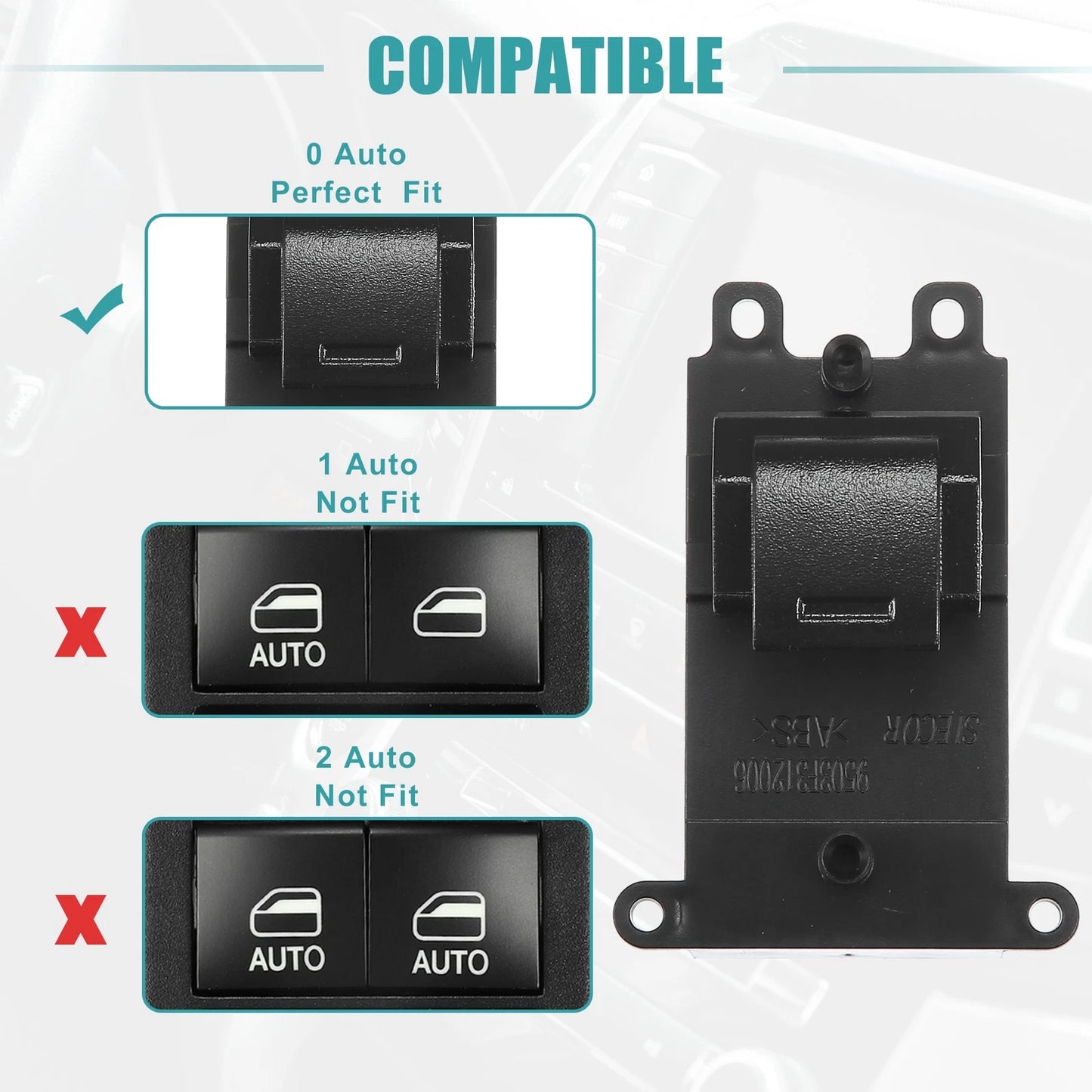 Power Window Switch for Honda Civic 2012-2015 (2 x)