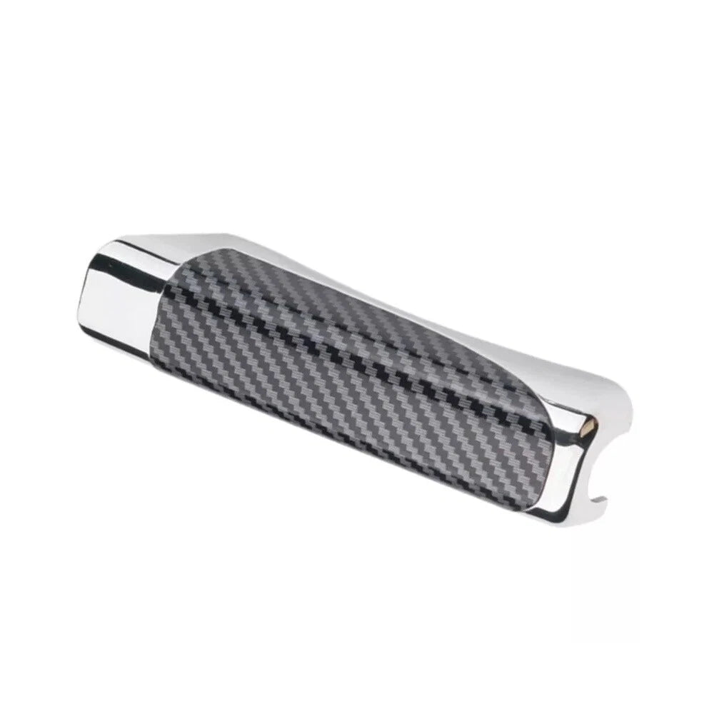 Carbon Fiber Silver Handbrake Cover for Universal Cars