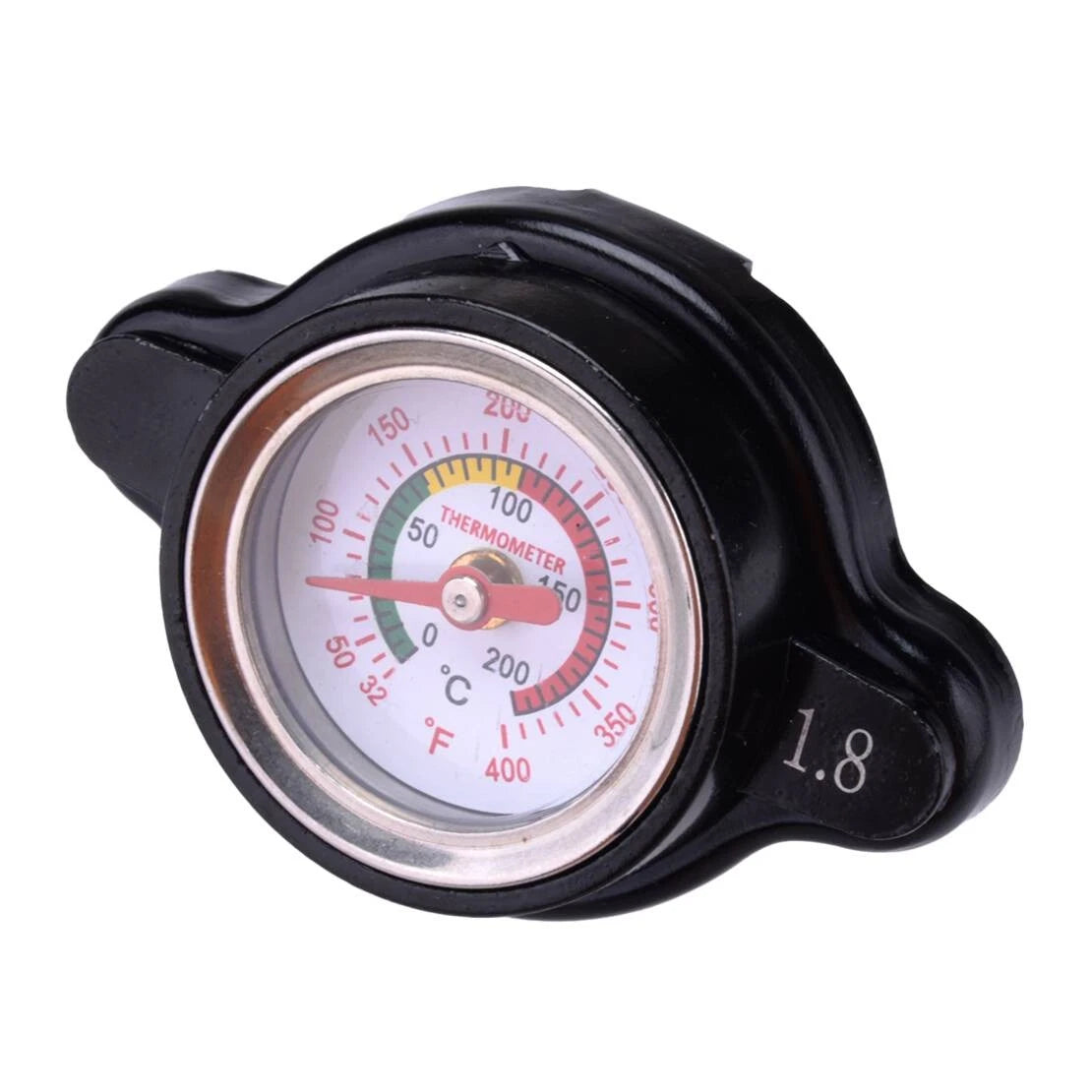 High Pressure 1.8 Bar Radiator Cap with Temperature Gauge for Car