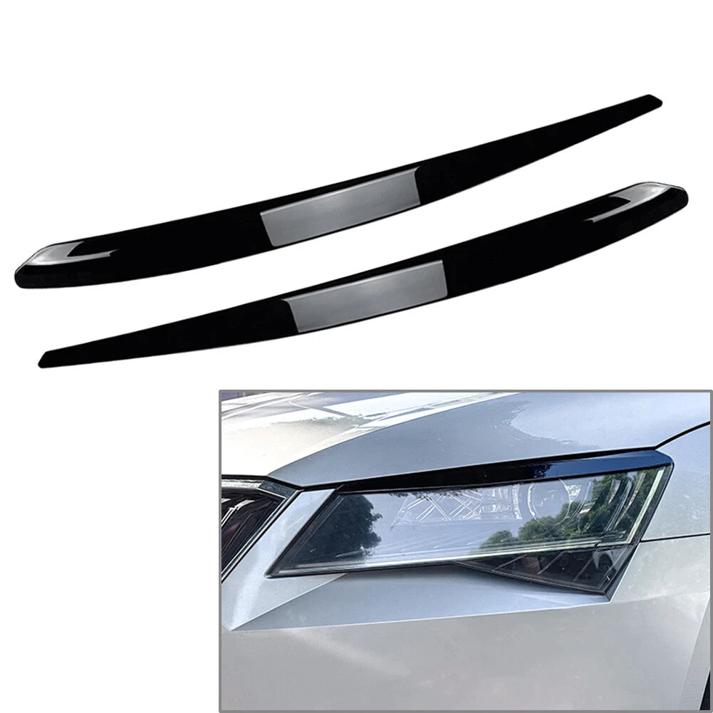 Headlight Eyelids Frame Cover Trim for Skoda Superb (2015-2019)