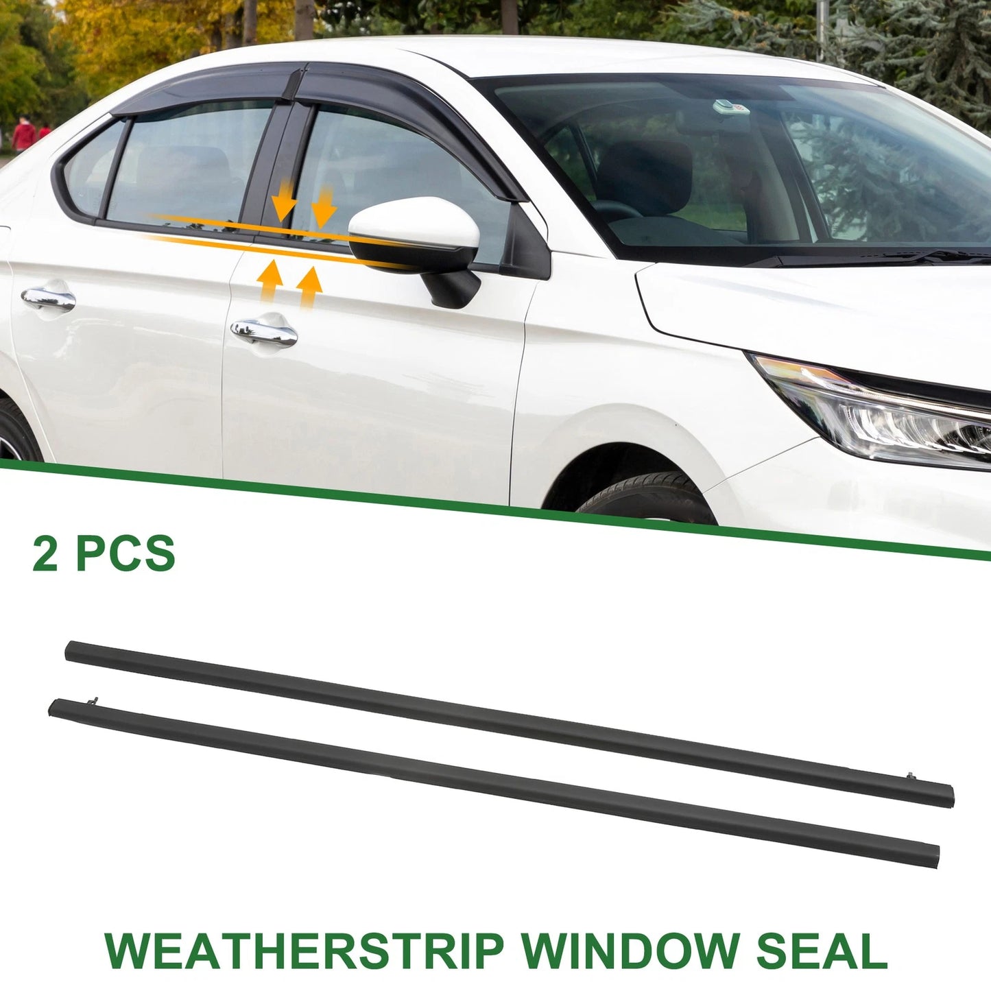 Rear Weatherstrip Window Seal for Honda (2006-2011)
